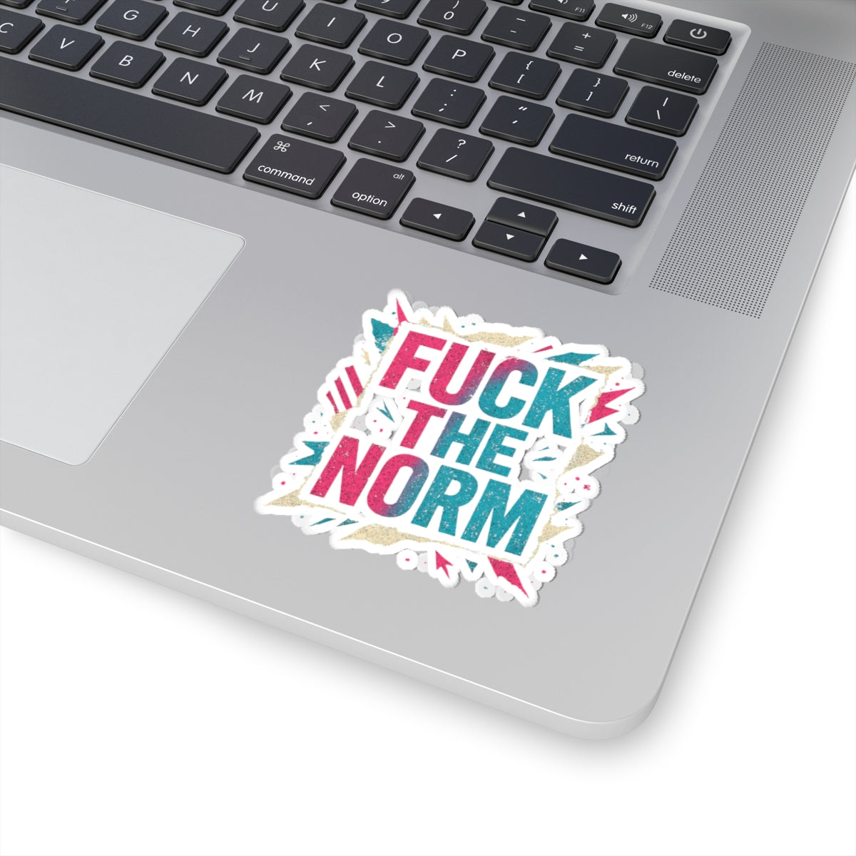 Sticker — “FUCK THE NORM” Bold Rebellious Kiss-Cut Vinyl Sticker - Sweet Vision LLC