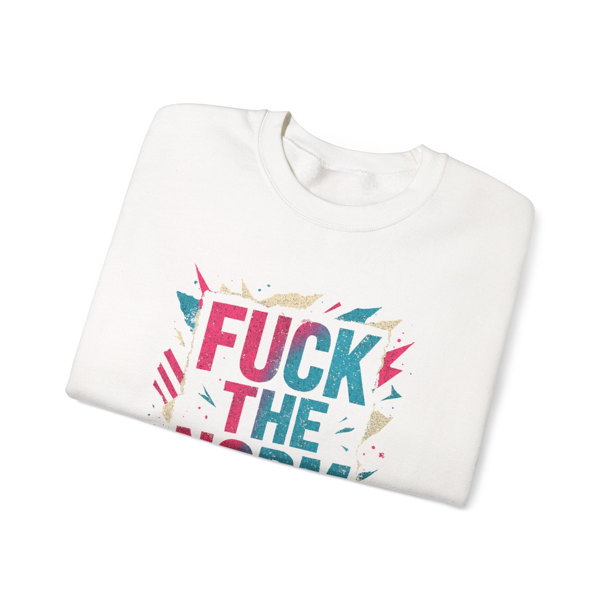 Crewneck Sweatshirt - “Fuck The Norm” Bold Retro Graphic - Sweet Vision LLC