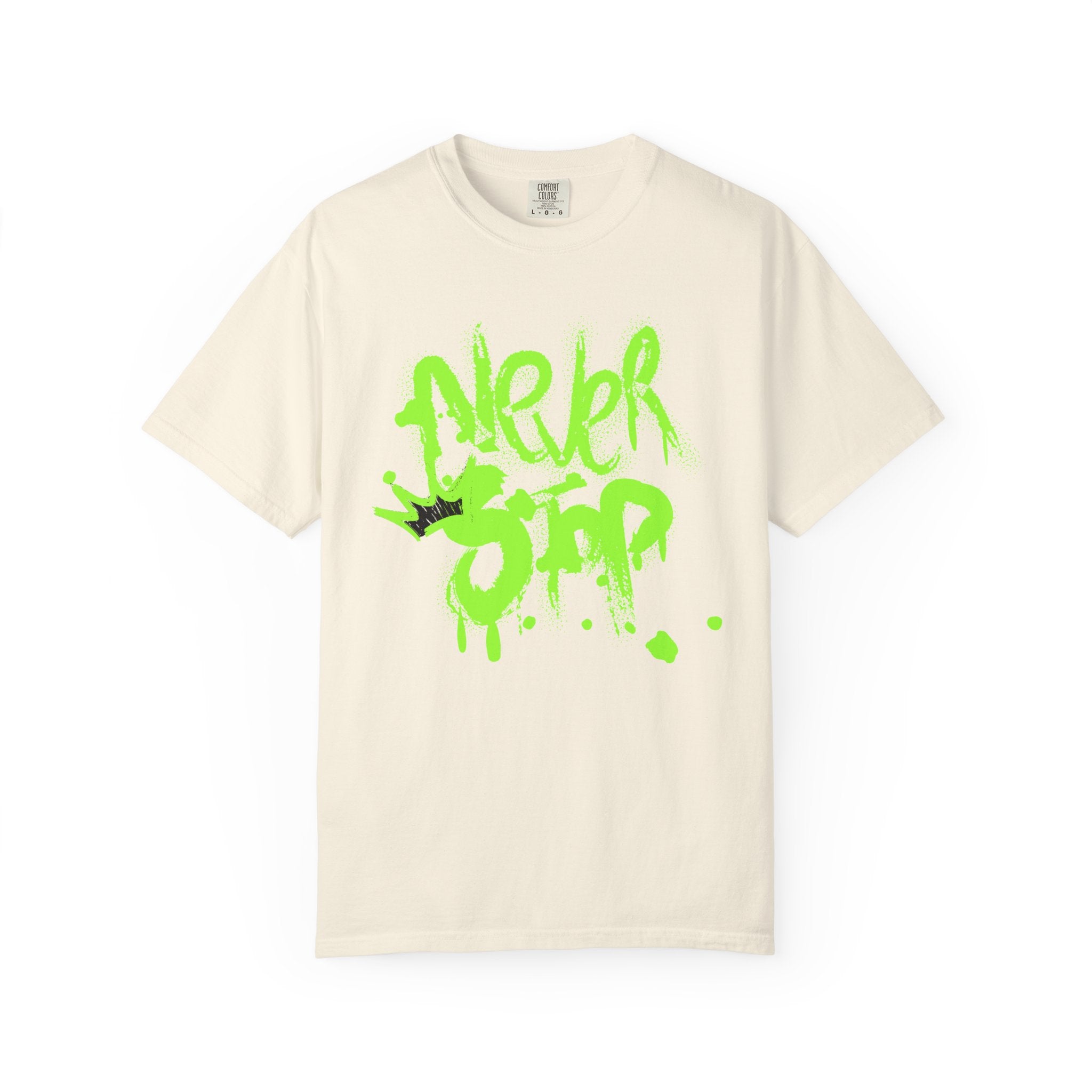 Urban Graffiti T-Shirt - Never Stop - Fun Streetwear for Teens - Sweet Vision LLC