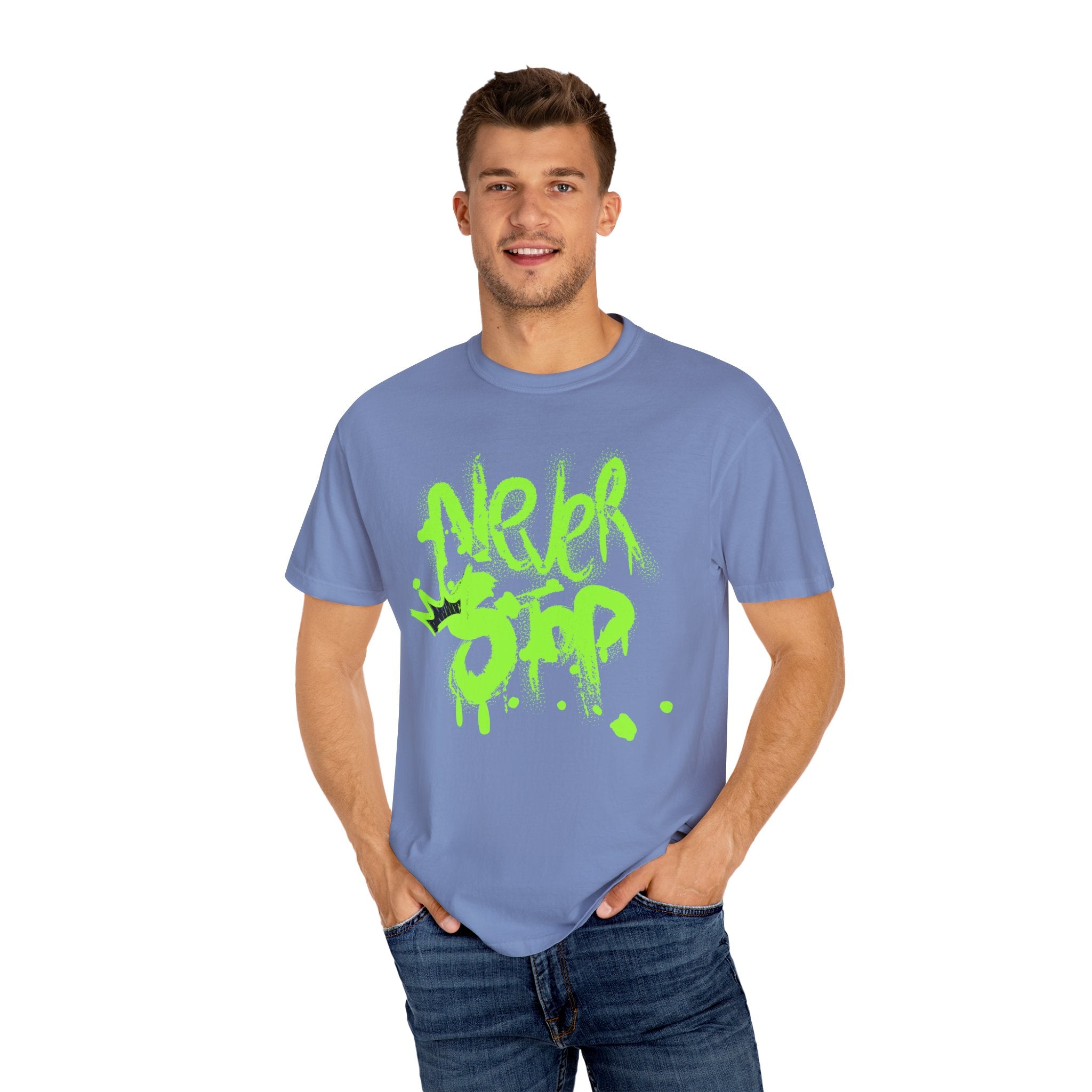 Urban Graffiti T-Shirt - Never Stop - Fun Streetwear for Teens