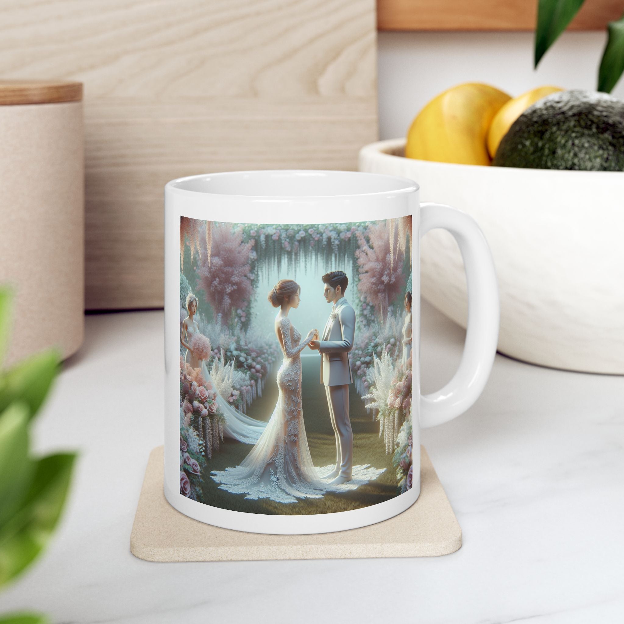 Couples Wedding mug, Sublimation mug, (11oz, 15oz) - Sweet Vision LLC