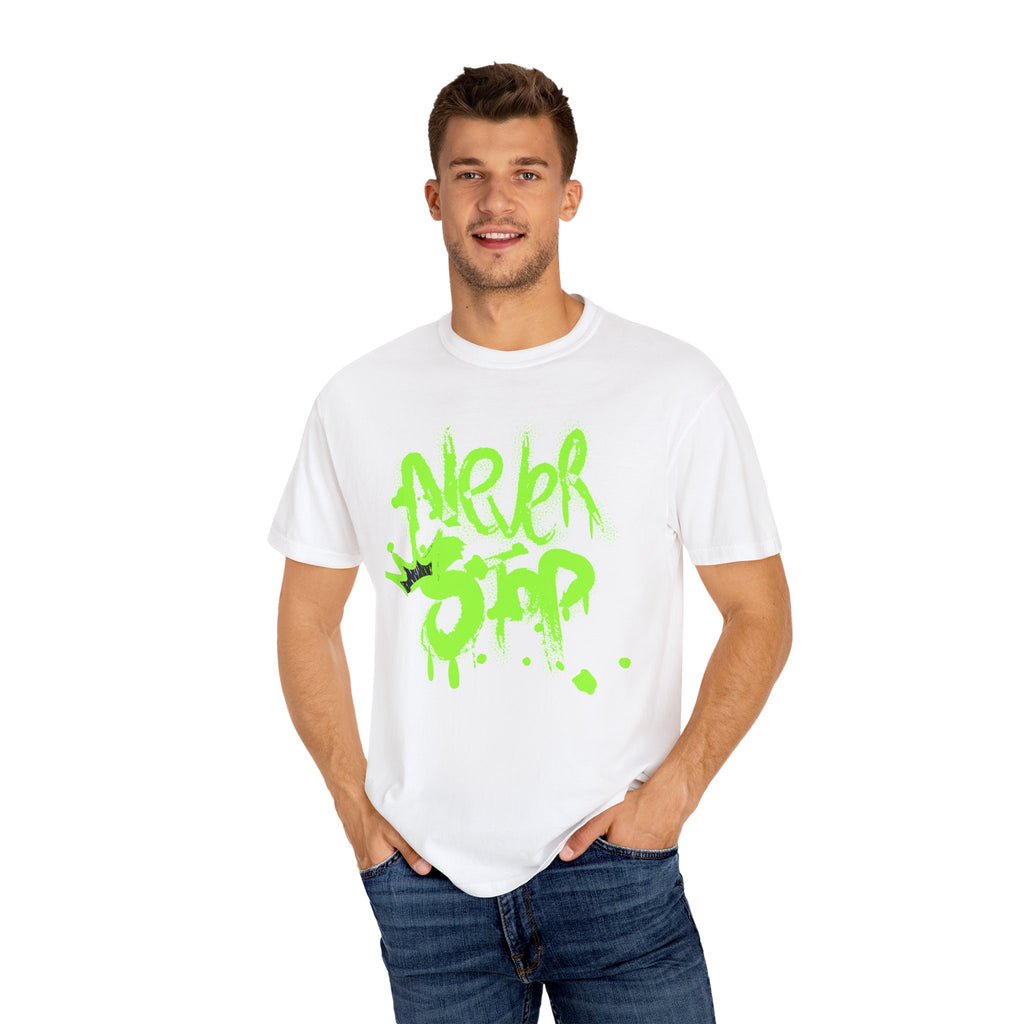 Urban Graffiti T-Shirt - Never Stop - Fun Streetwear for Teens