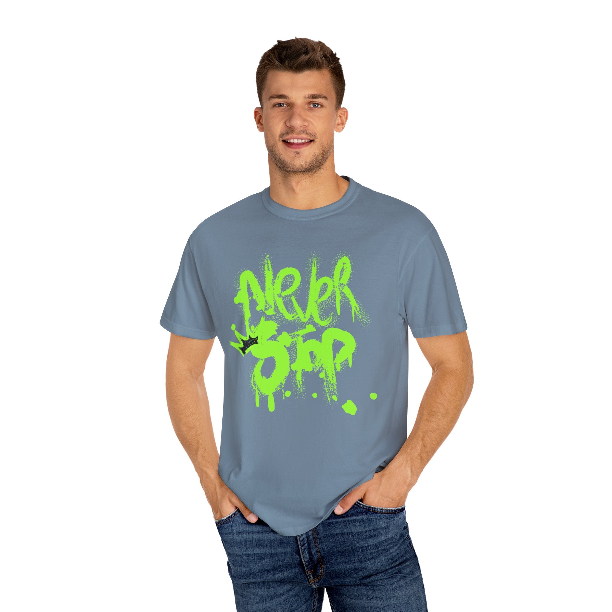 Urban Graffiti T-Shirt - Never Stop - Fun Streetwear for Teens