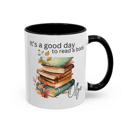 Coffee Mug 11oz, School mug, Teacher gift, Books lovers, Custom name - Sweet Vision LLC