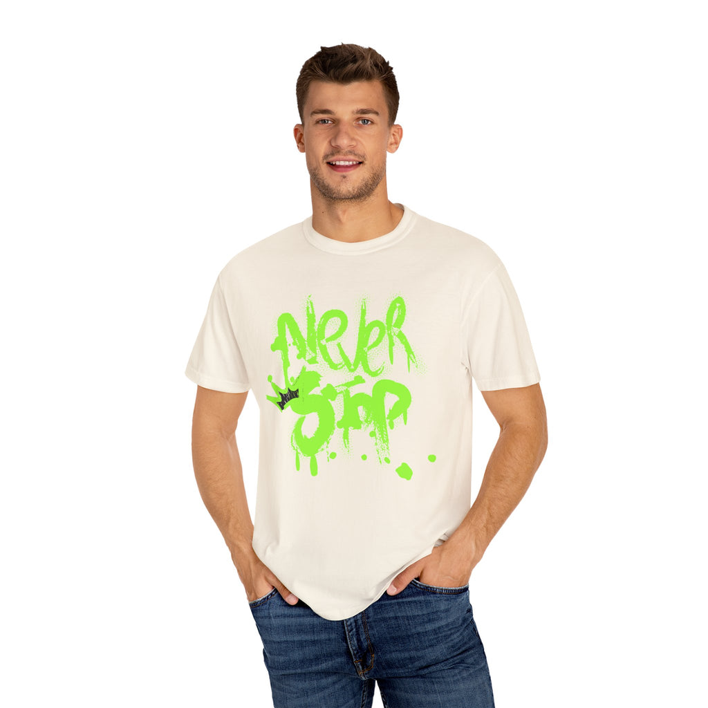Urban Graffiti T-Shirt - Never Stop - Fun Streetwear for Teens