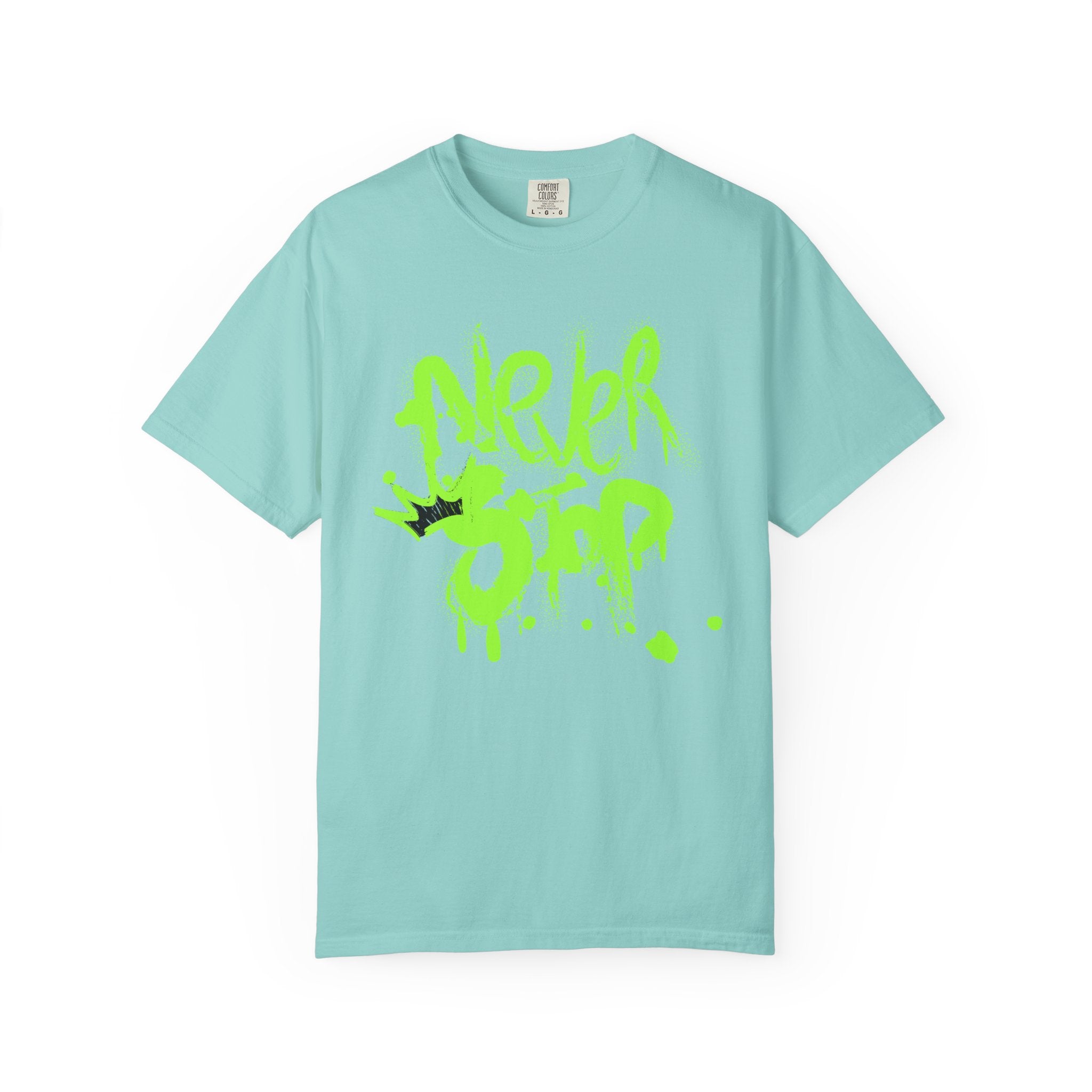 Urban Graffiti T-Shirt - Never Stop - Fun Streetwear for Teens - Sweet Vision LLC