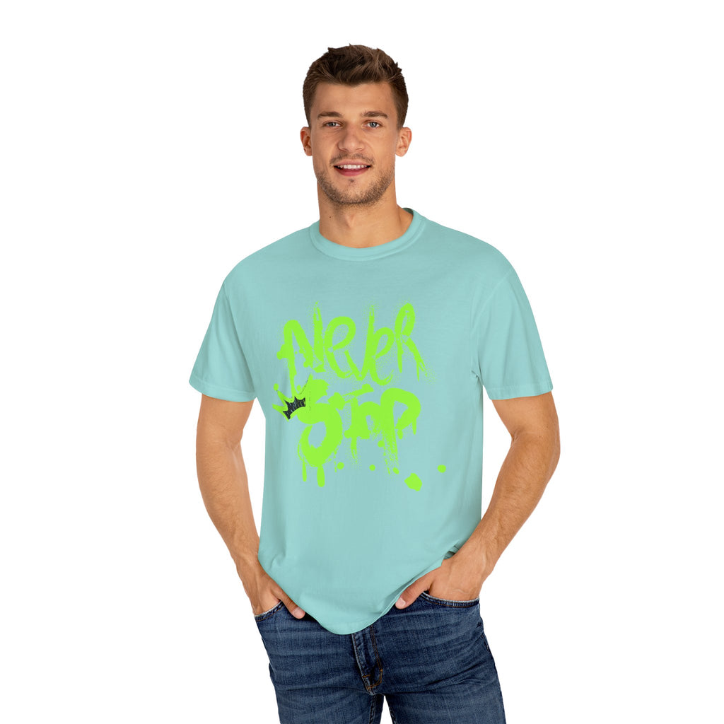 Urban Graffiti T-Shirt - Never Stop - Fun Streetwear for Teens