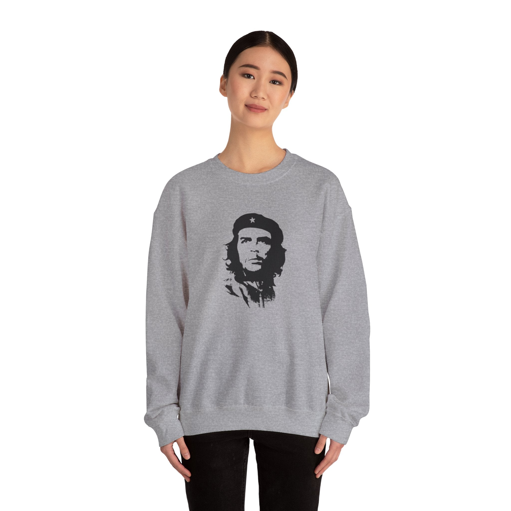 Unisex Heavy Blend™ Crewneck Sweatshirt, Che Guevara, Cuba, Revolution - Sweet Vision LLC