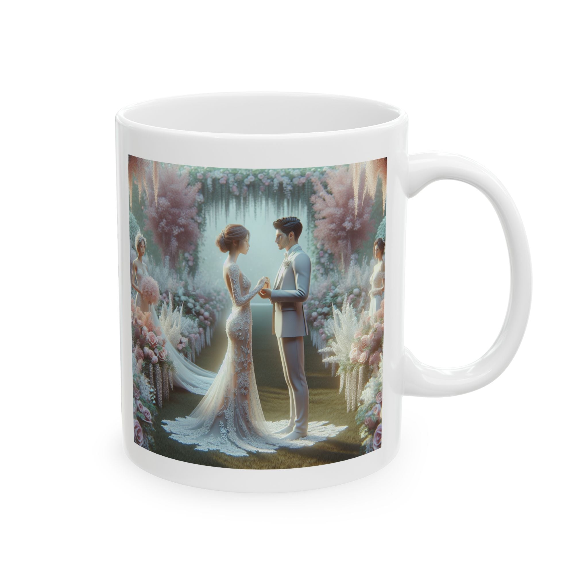 Couples Wedding mug, Sublimation mug, (11oz, 15oz) - Sweet Vision LLC