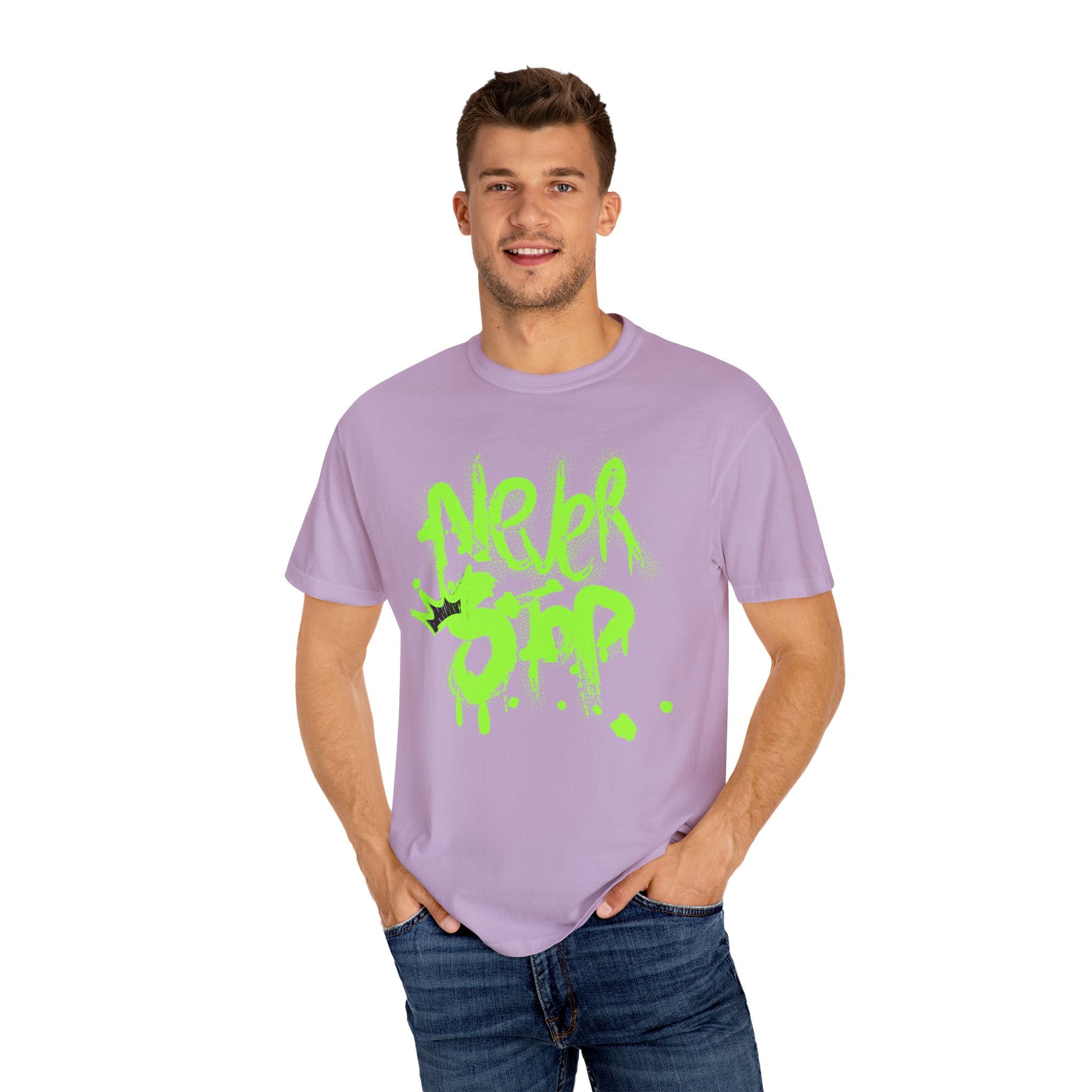 Urban Graffiti T-Shirt - Never Stop - Fun Streetwear for Teens