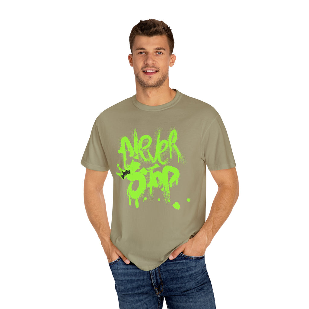 Urban Graffiti T-Shirt - Never Stop - Fun Streetwear for Teens