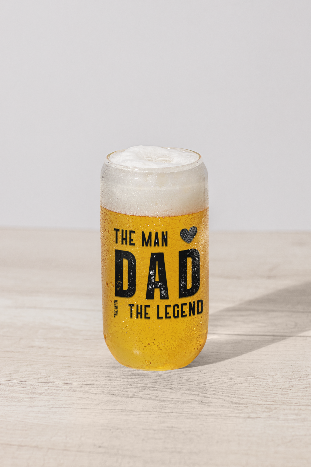 Sipper Glass, 16oz, Dad cup