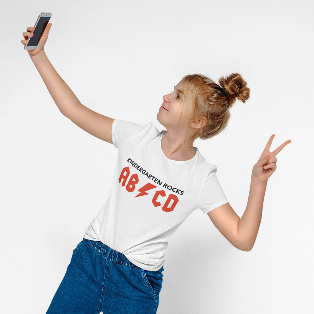 Kids Rock Band Tee - Kindergarten Graduation Gift for Music Lovers