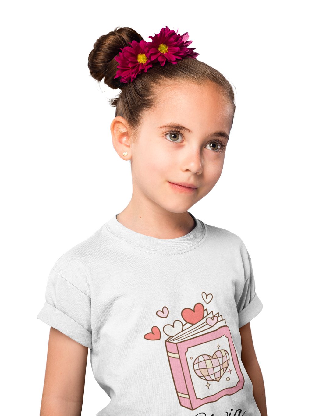 Sweet Love Heart Toddler Tee, Cute Gift for Kids, Valentine's Day Apparel, Toddler's Short Sleeve Shirt, Personalized T-Shirt - Sweet Vision LLC