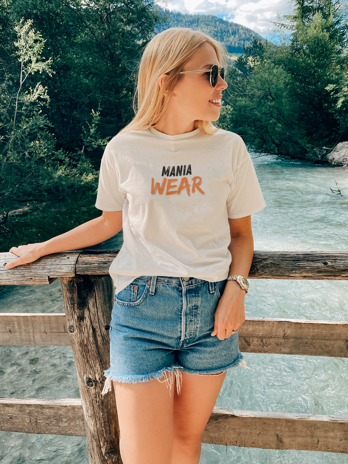 Unisex 'Mania Wear' Classic Tee - Casual Streetwear, Gift for Him/Her, Everyday Wear, Festivals, Summer Style, Trendy Gift Idea - Sweet Vision LLC