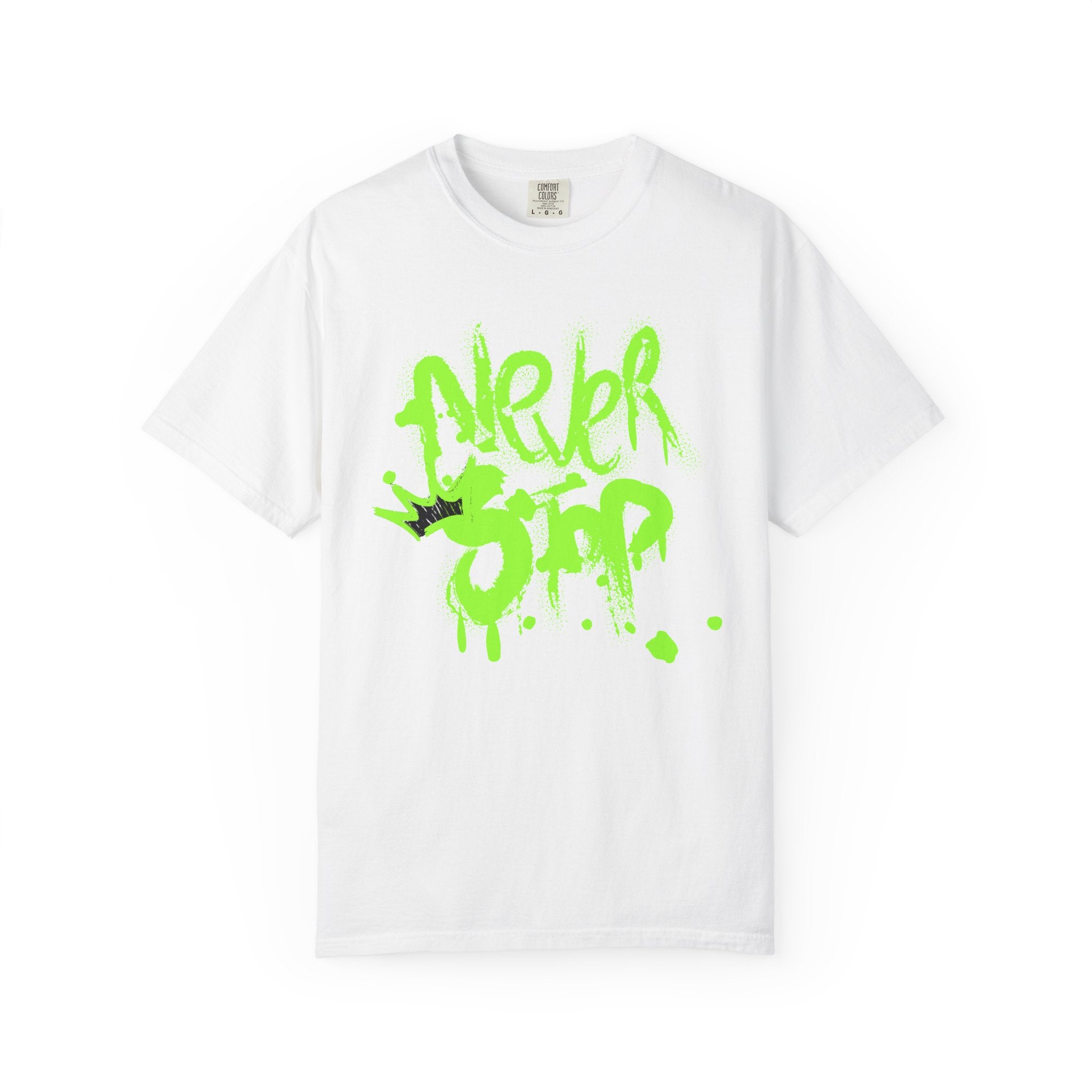 Urban Graffiti T-Shirt - Never Stop - Fun Streetwear for Teens - Sweet Vision LLC