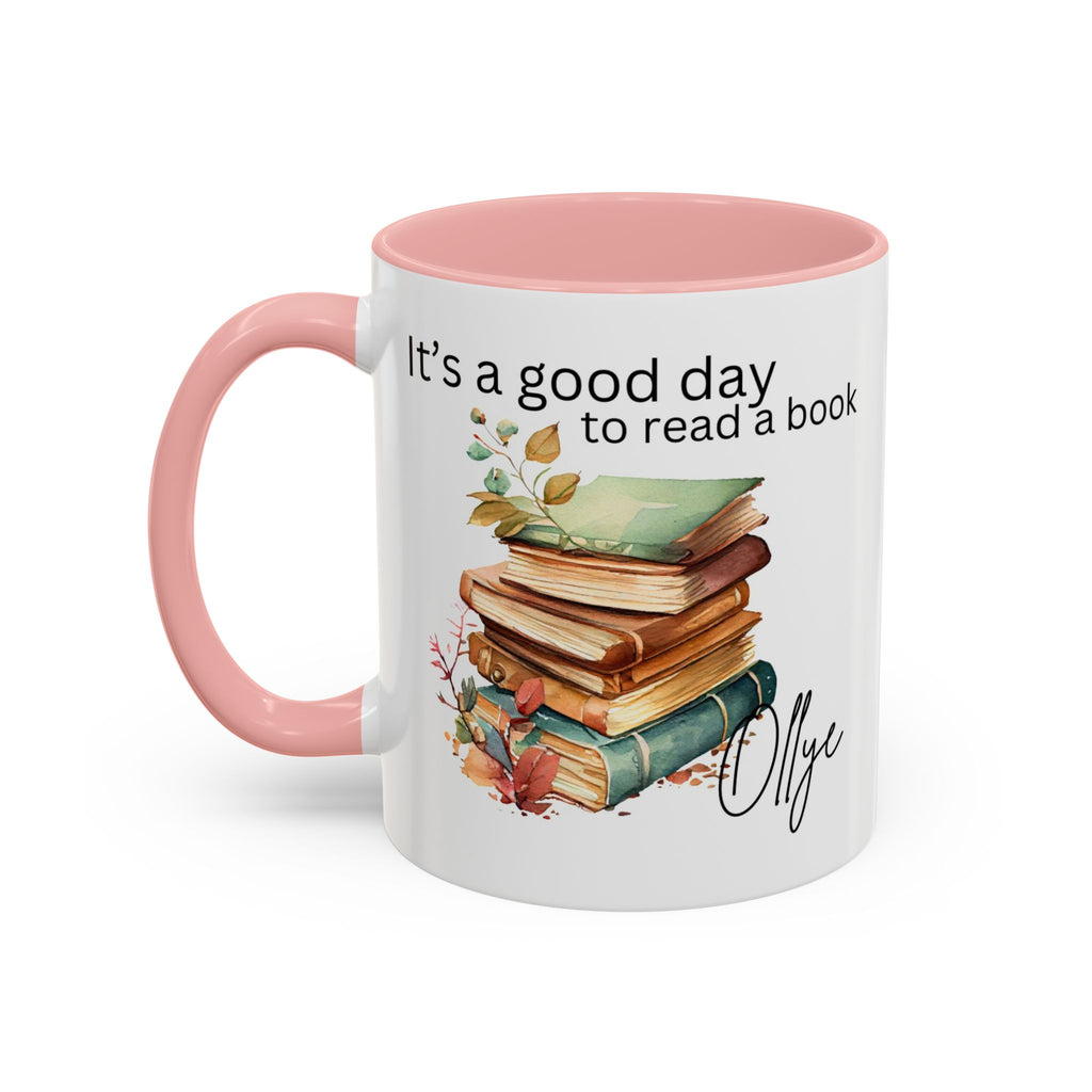 Coffee Mug 11oz, School mug, Teacher gift, Books lovers, Custom name - Sweet Vision LLC