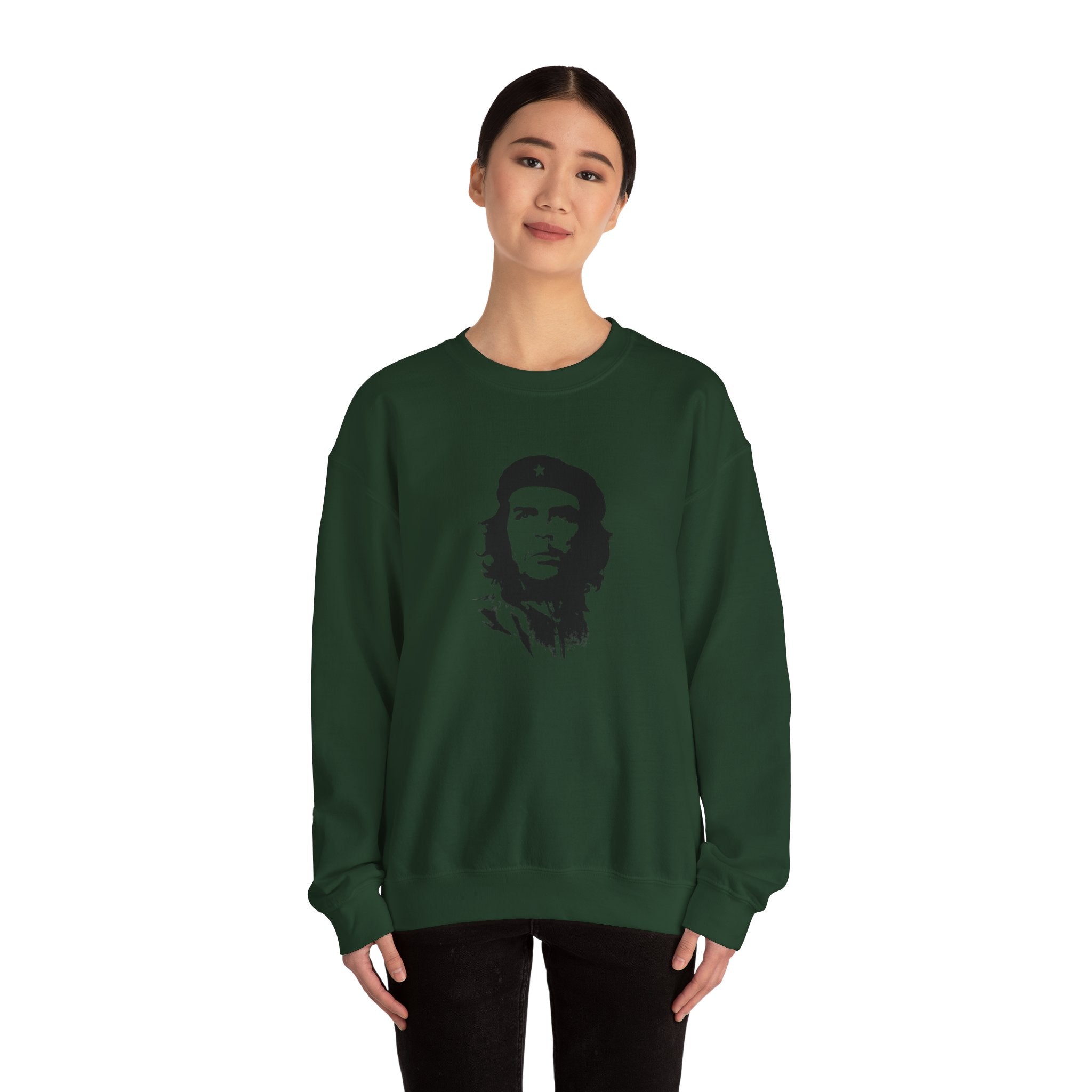 Unisex Heavy Blend™ Crewneck Sweatshirt, Che Guevara, Cuba, Revolution - Sweet Vision LLC