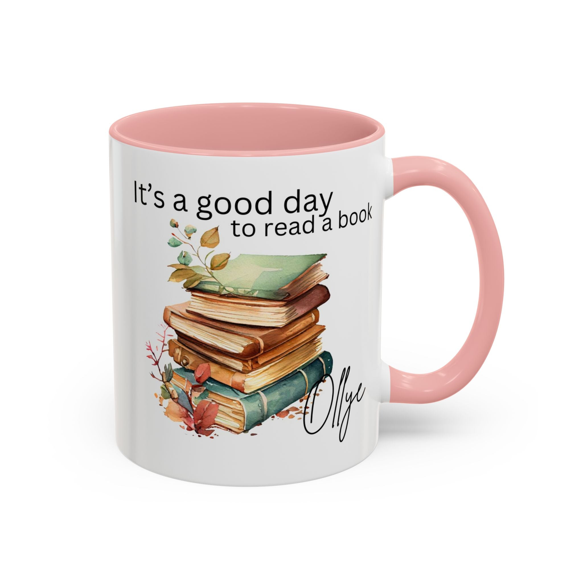 Coffee Mug 11oz, School mug, Teacher gift, Books lovers, Custom name - Sweet Vision LLC