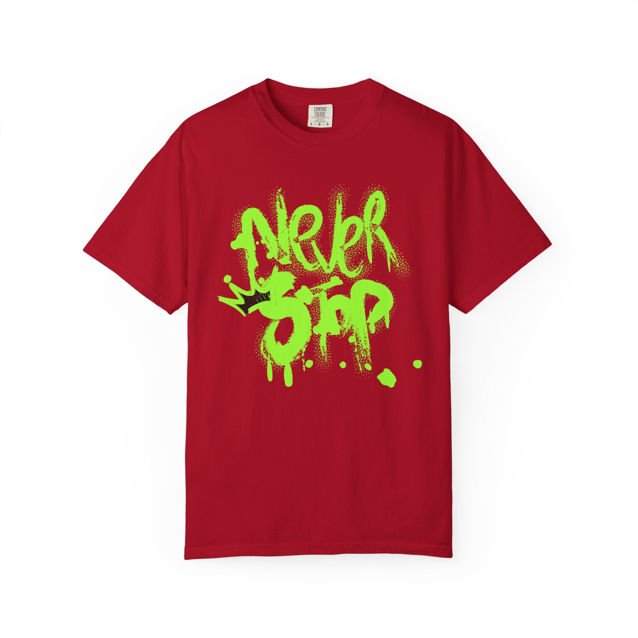 Urban Graffiti T-Shirt - Never Stop - Fun Streetwear for Teens - Sweet Vision LLC