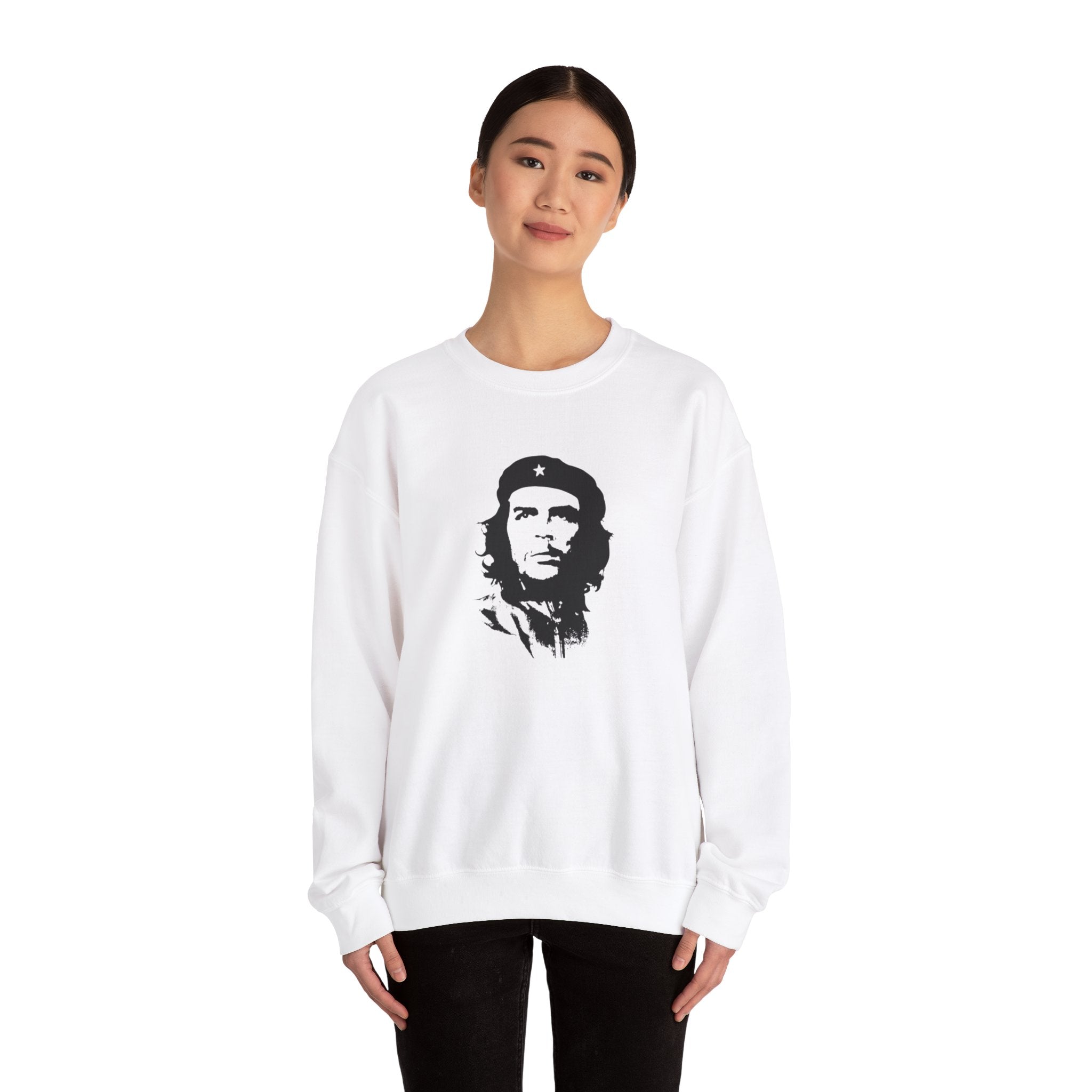 Unisex Heavy Blend™ Crewneck Sweatshirt, Che Guevara, Cuba, Revolution - Sweet Vision LLC