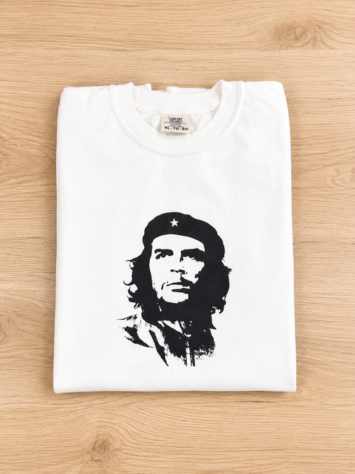 Che Guevara Graphic T-Shirt, Vintage Style Tee, Unisex Casual Wear, Activist Apparel, Bohemian Gift, Streetwear Style