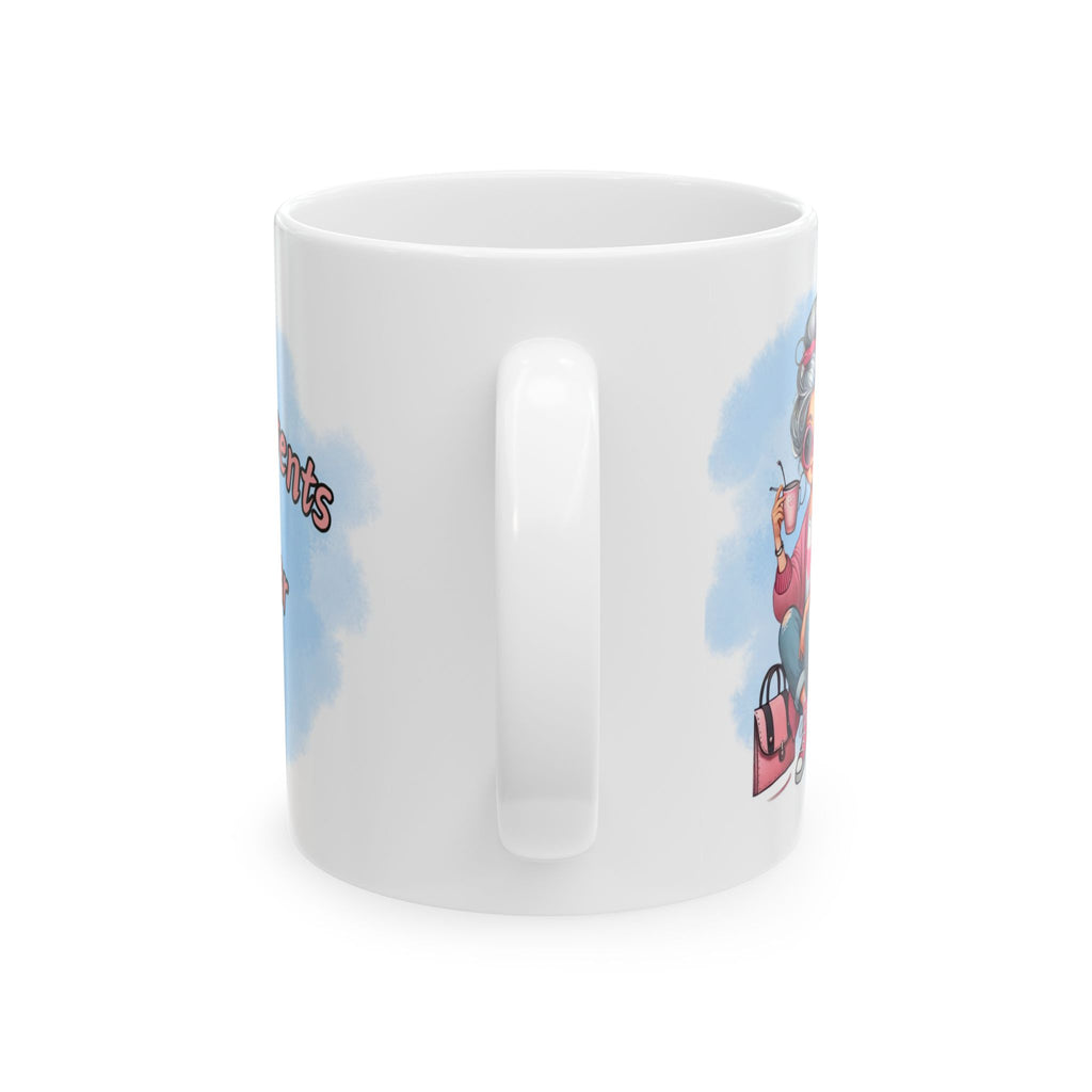 Grandparents of a year, Ceramic Mug, (11oz) - Sweet Vision LLC