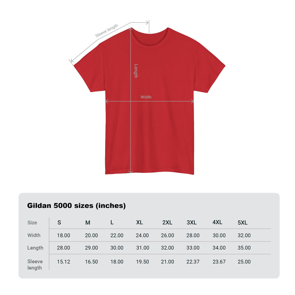 Unisex Heavy Cotton Tee, Macedonian star, Vergina star - Sweet Vision LLC