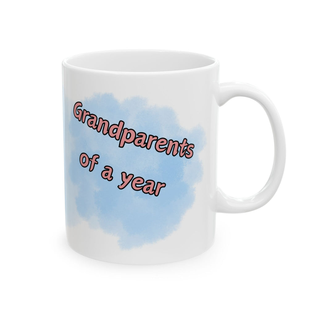 Grandparents of a year, Ceramic Mug, (11oz) - Sweet Vision LLC