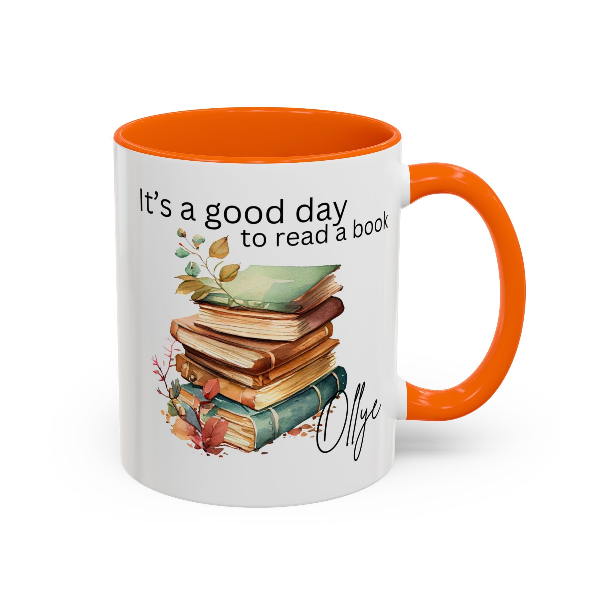 Coffee Mug 11oz, School mug, Teacher gift, Books lovers, Custom name - Sweet Vision LLC