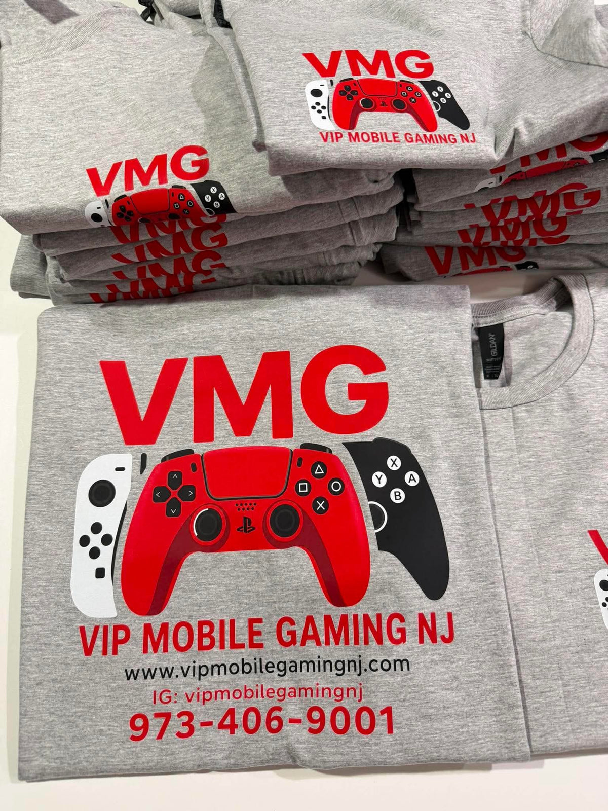 Completed custom apparel project