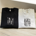 Embroidered sweatshirt, Halloween knifes - Sweet Vision LLC