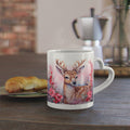 Christmas mug with lid and spoon, heart handle Sublimation mug - Sweet Vision LLC
