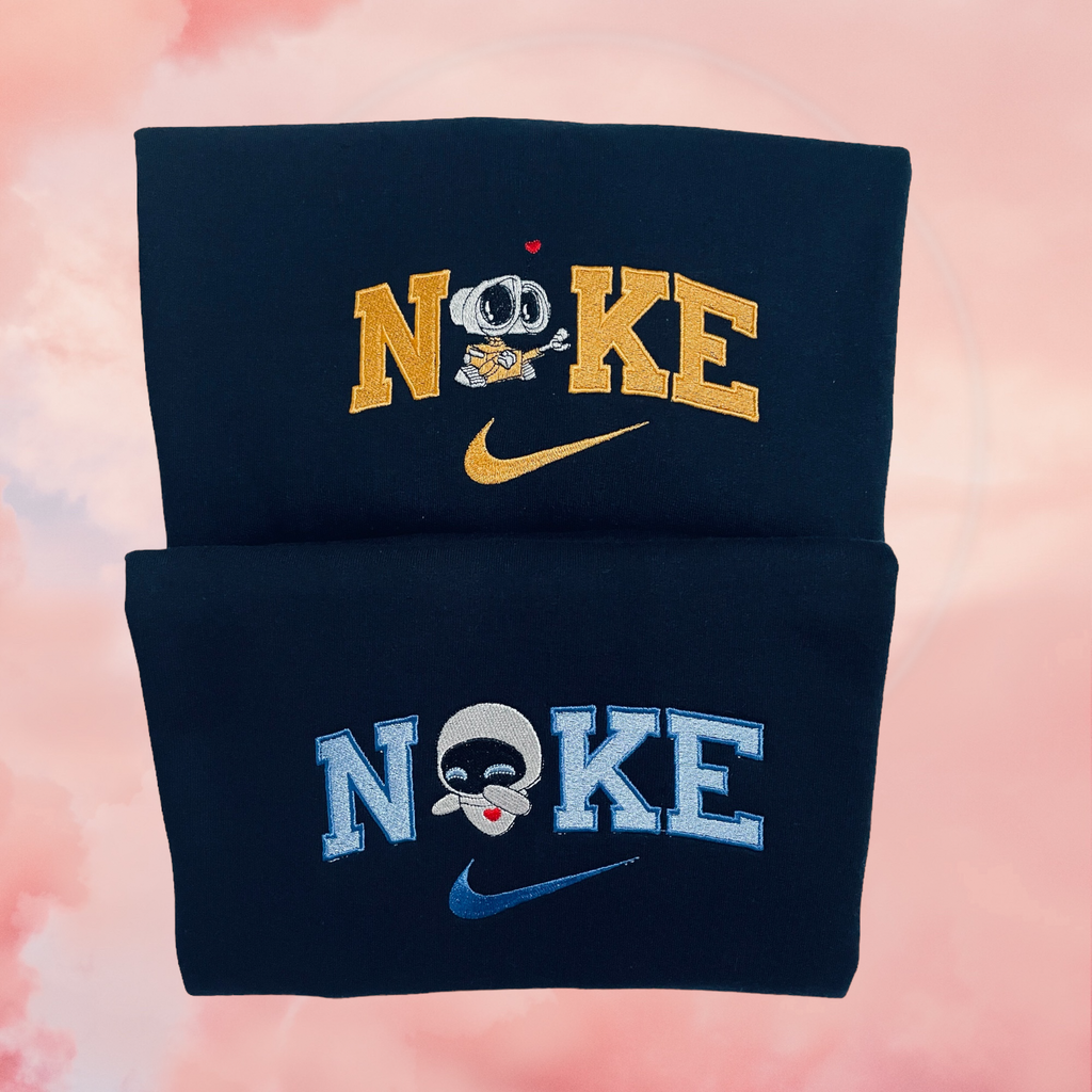 Embroidered sweatshirt Eve and Wall - Sweet Vision LLC