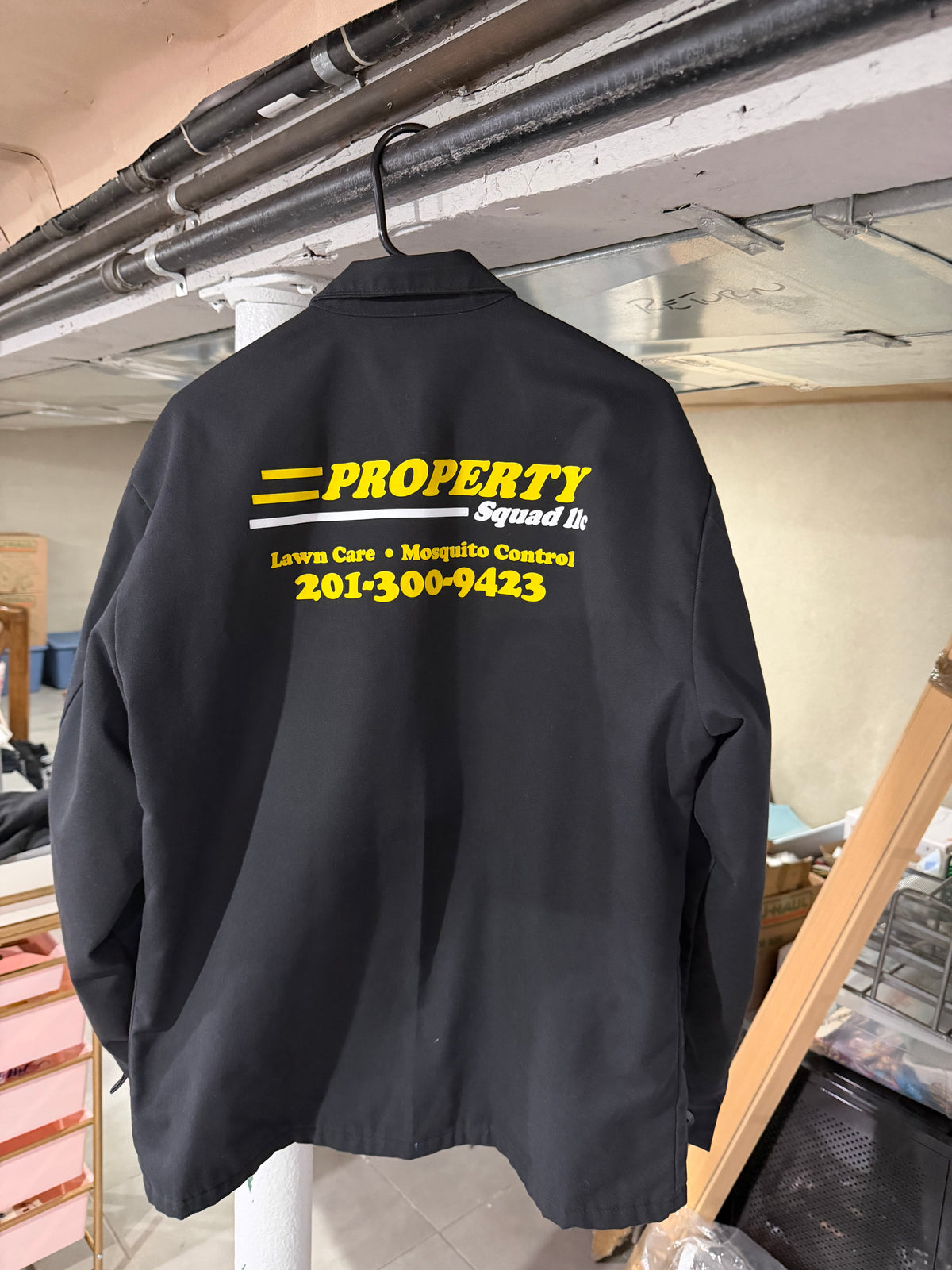 Completed custom apparel project