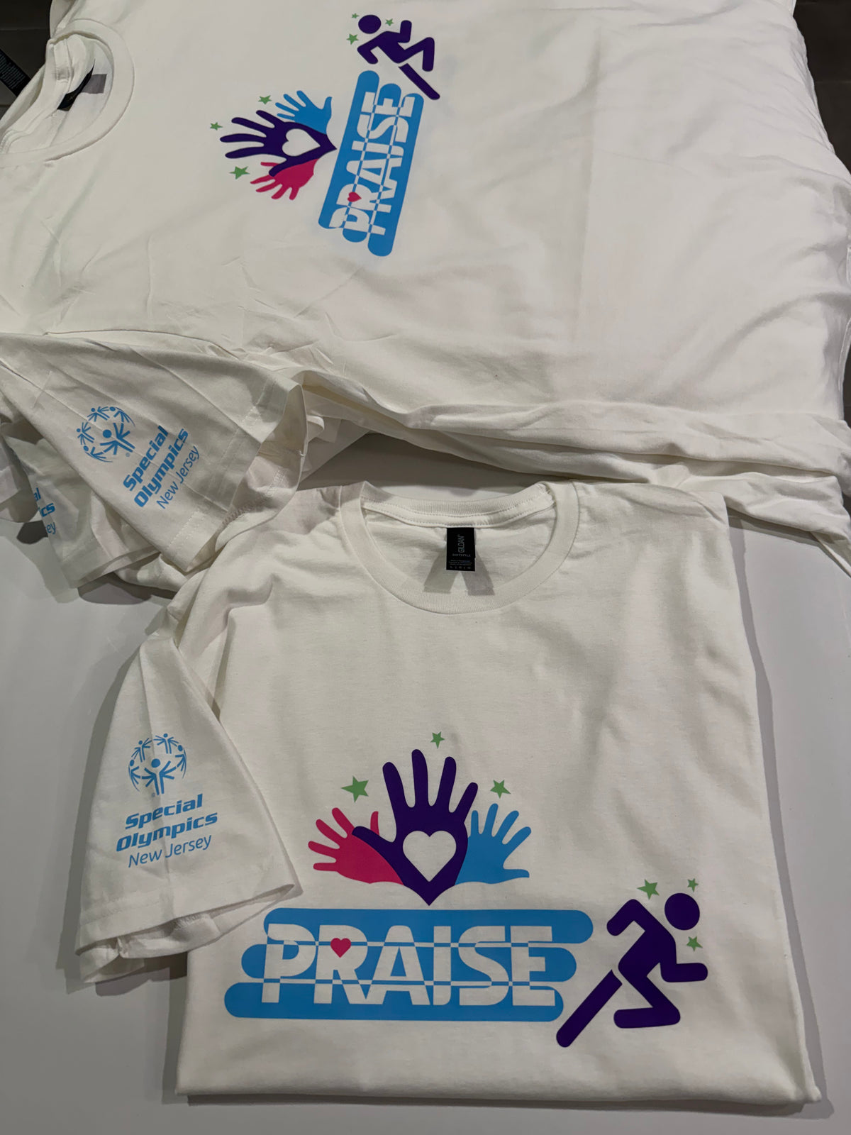 Completed custom apparel project