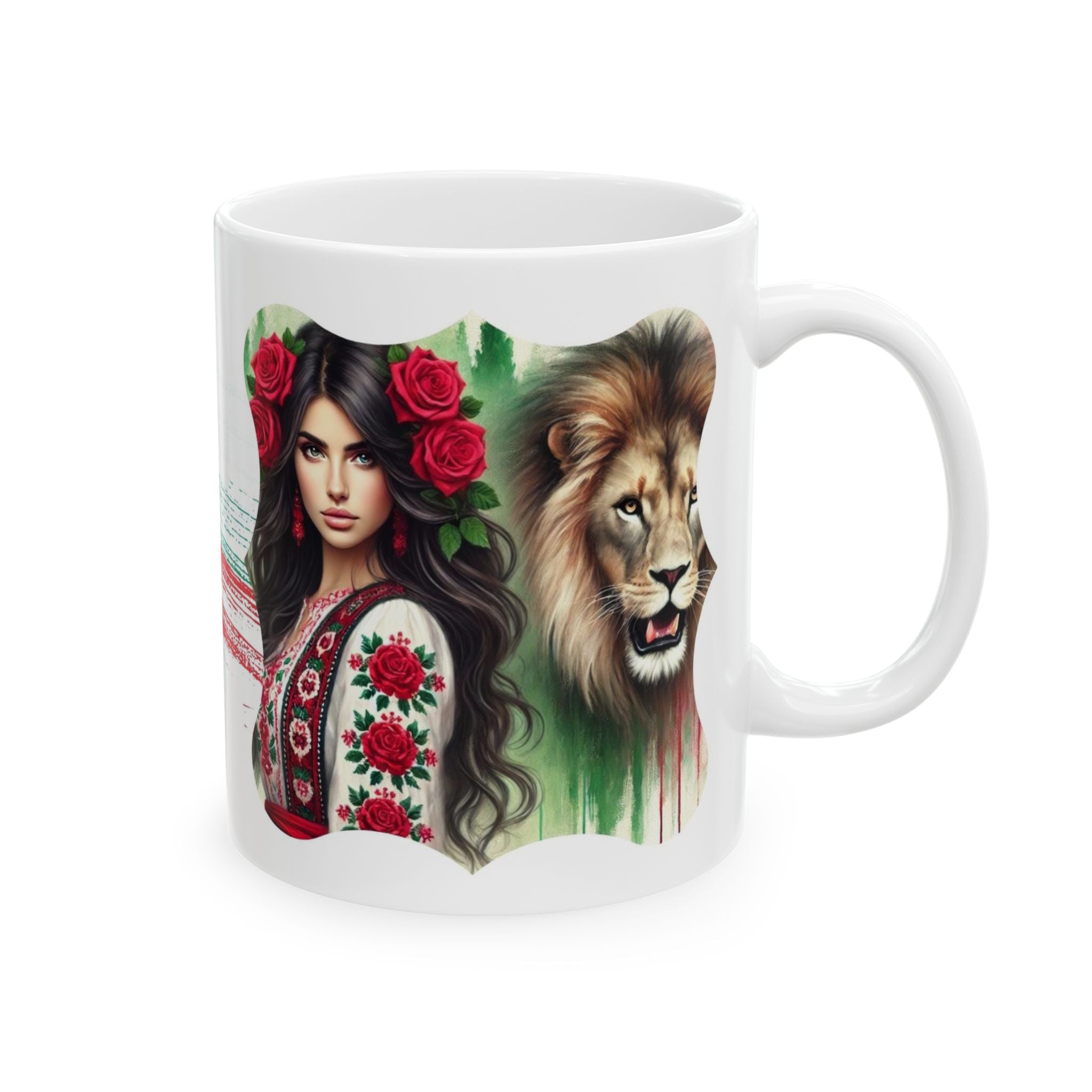 11oz Sublimation Mug – Gothic Fantasy Design, High-Quality Ceramic Coffee Cup, Dishwasher & Microwave Safe – Unique Gift for Coffee Lovers