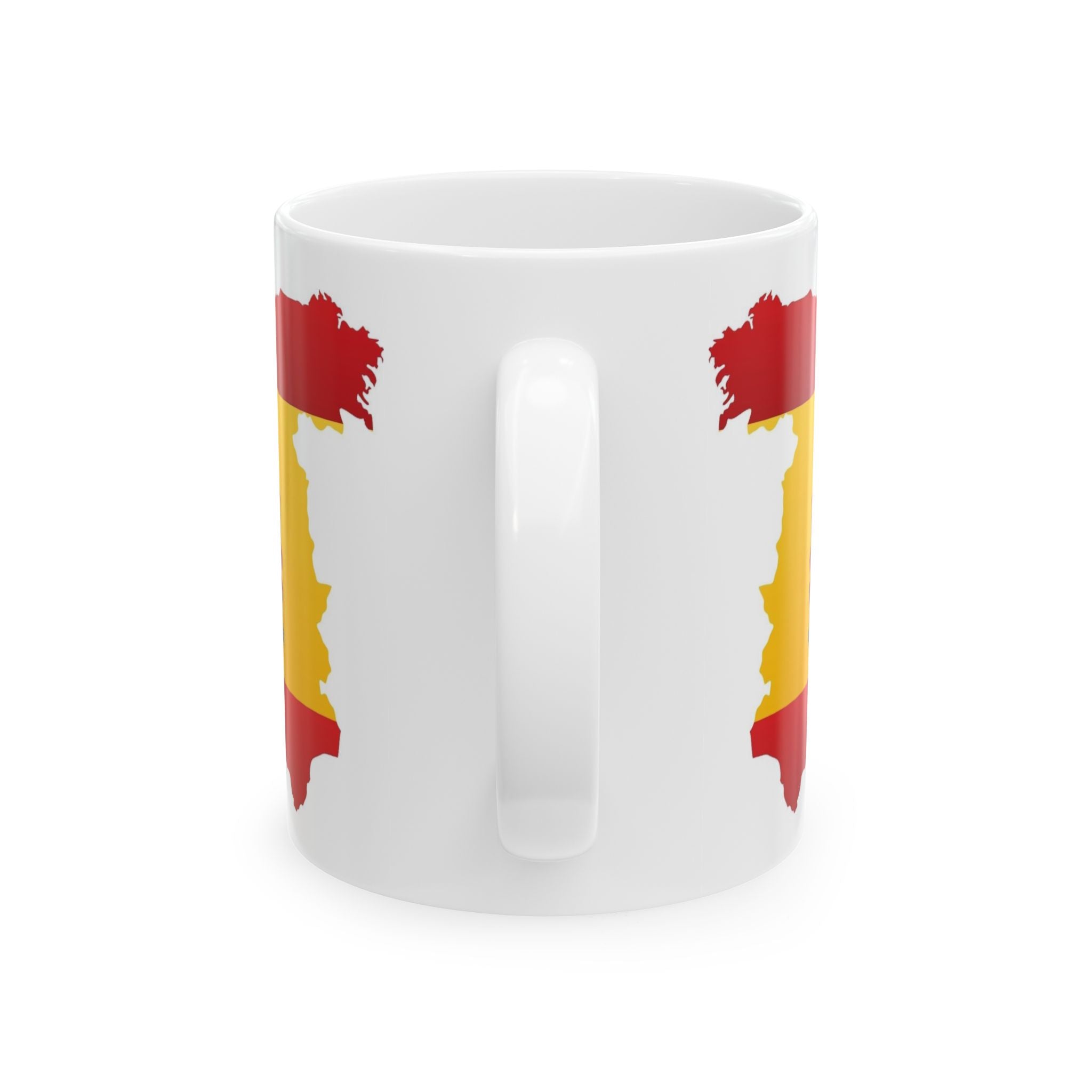 Spain Map Flag Coffee Mug – 11oz Ceramic Cup | Perfect Birthday Gift for Spain Lovers - Sweet Vision LLC