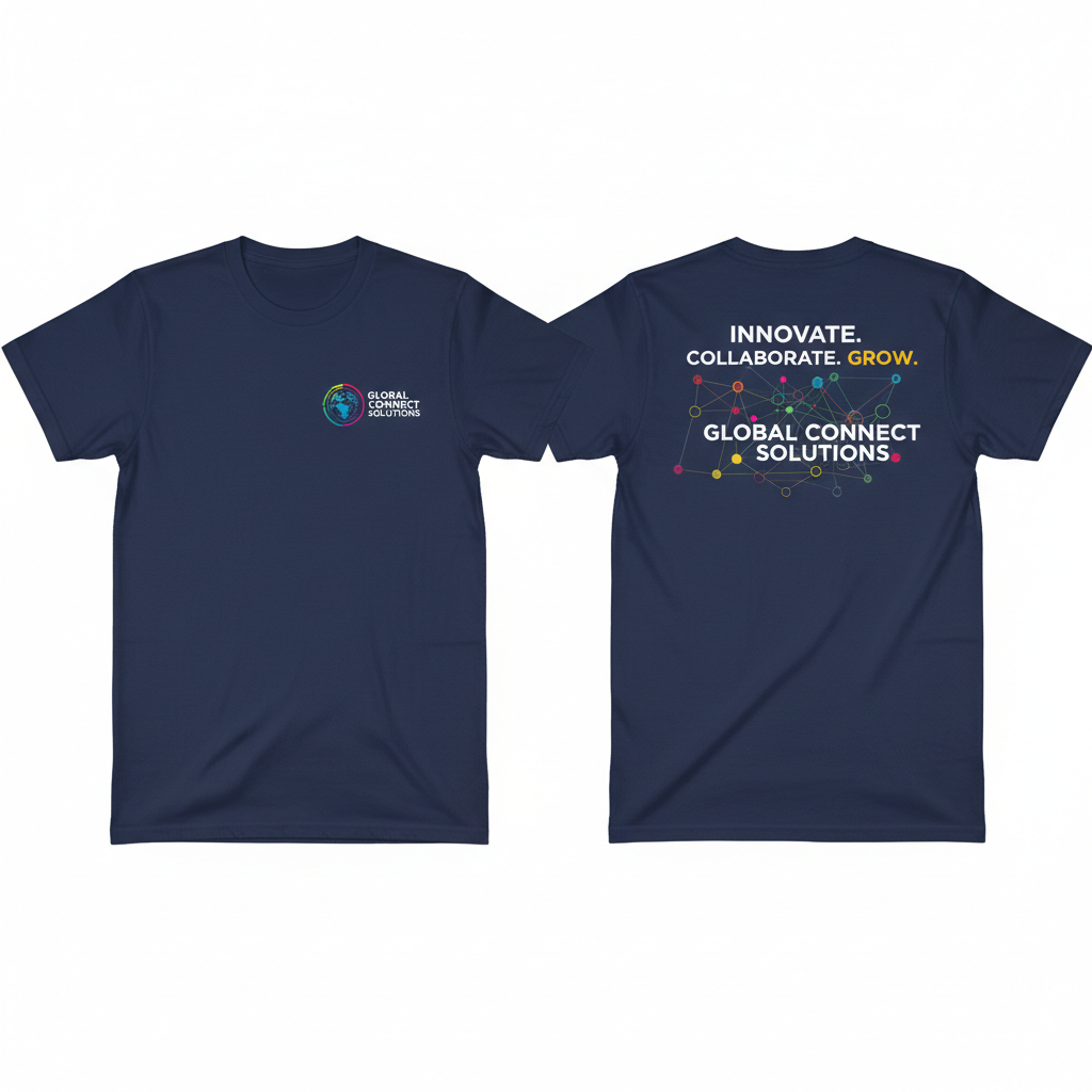 Custom Printed T-Shirt - Front and Back