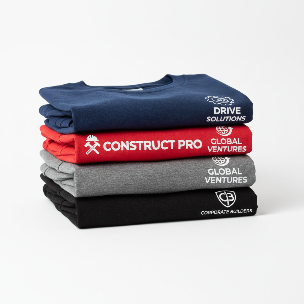 Custom Printed T-Shirts - Left Chest Logo