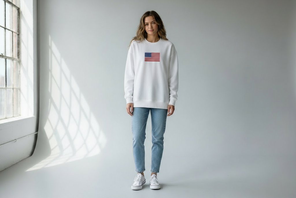 MAKE DESIGNN AMERICAN FLAG SMAL