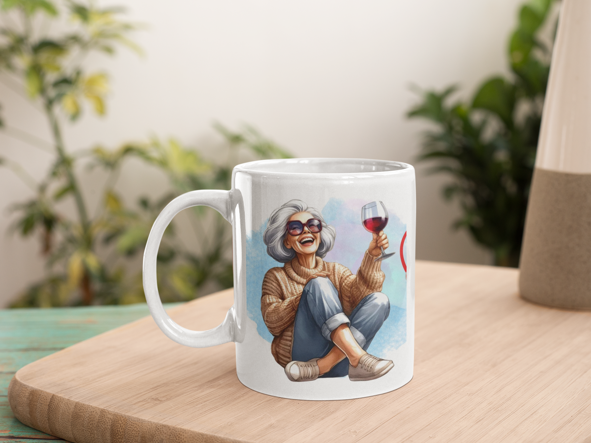 Grandma of the year, sublimation mug, perfect gift, 11oz - Sweet Vision LLC