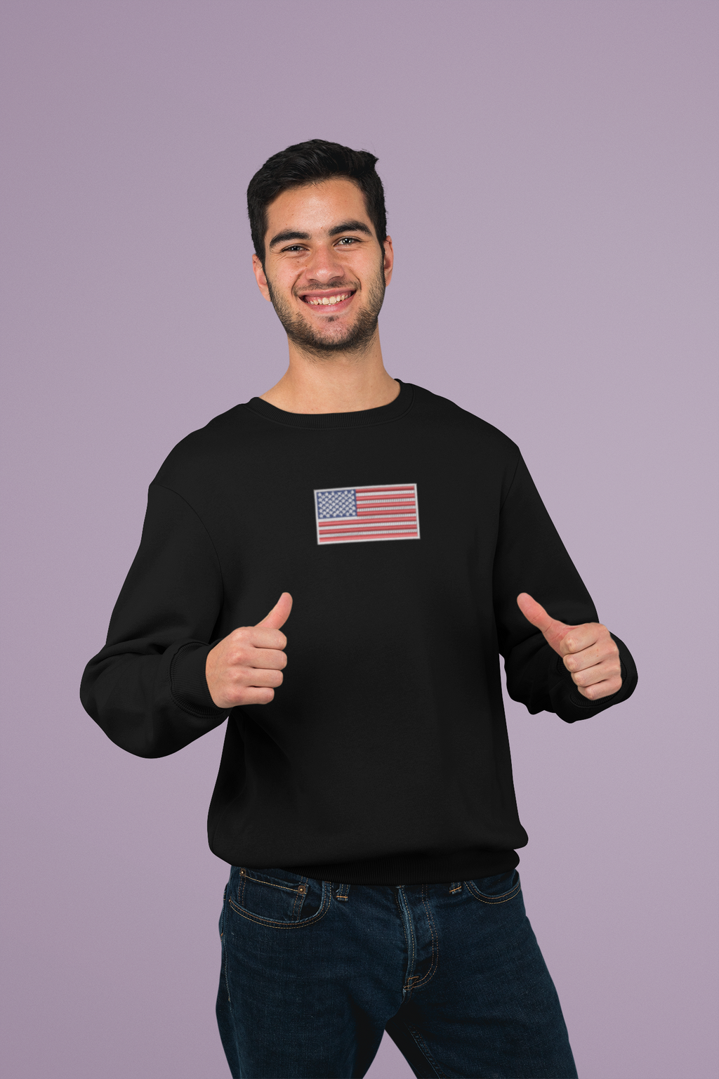 American flag, embroidered patriotic Hoodie/Sweatshirt - Sweet Vision LLC