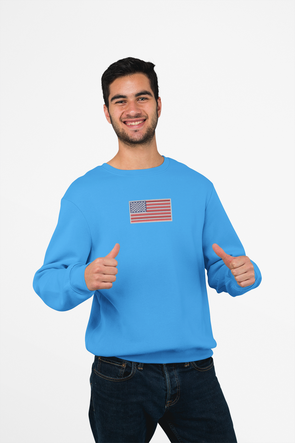 American flag, embroidered patriotic Hoodie/Sweatshirt - Sweet Vision LLC